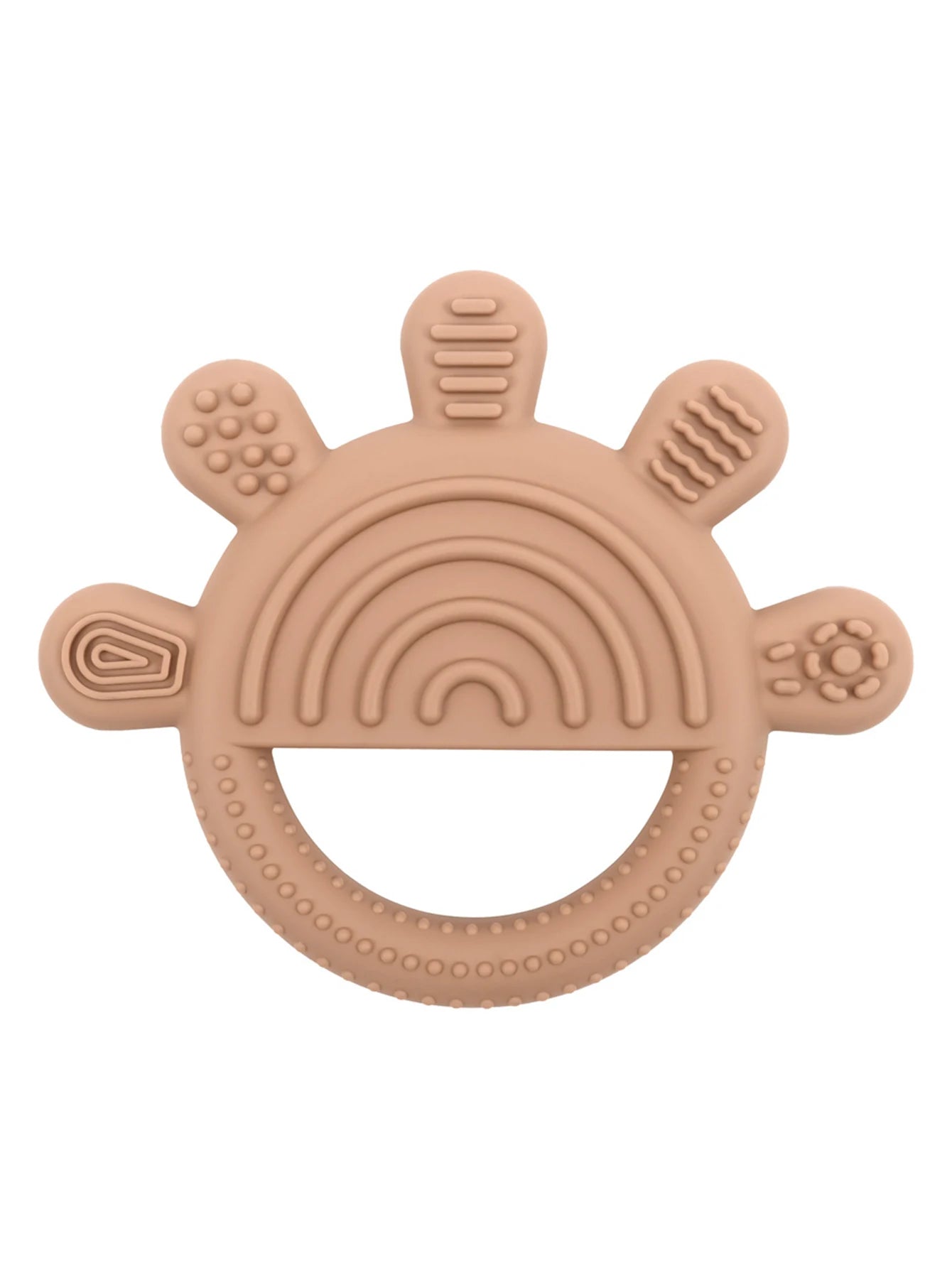 SunnyTeether sun-shaped teething toy for infants