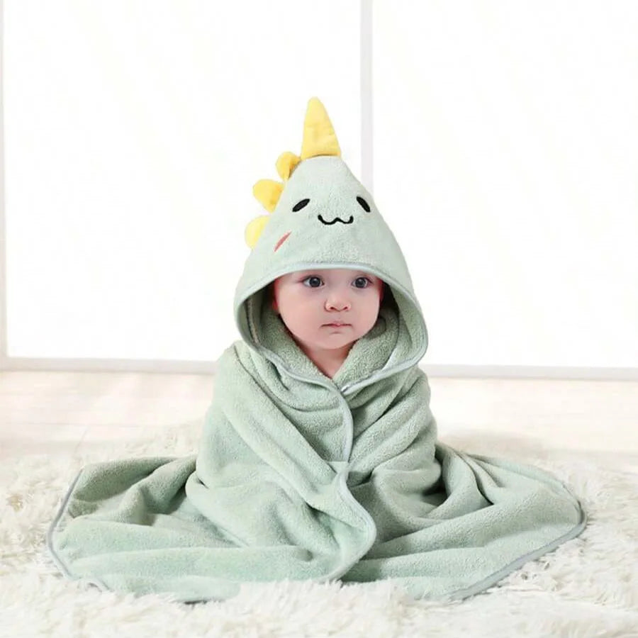 Hooded Swaddle Wrap Cartoon Baby Bath Towels Soft Newborn Towel Blanket Cute Toddler Bathrobe Warm Sleeping Bed Set Boys Girls