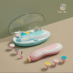 Gentle nail filing system for delicate baby nails

