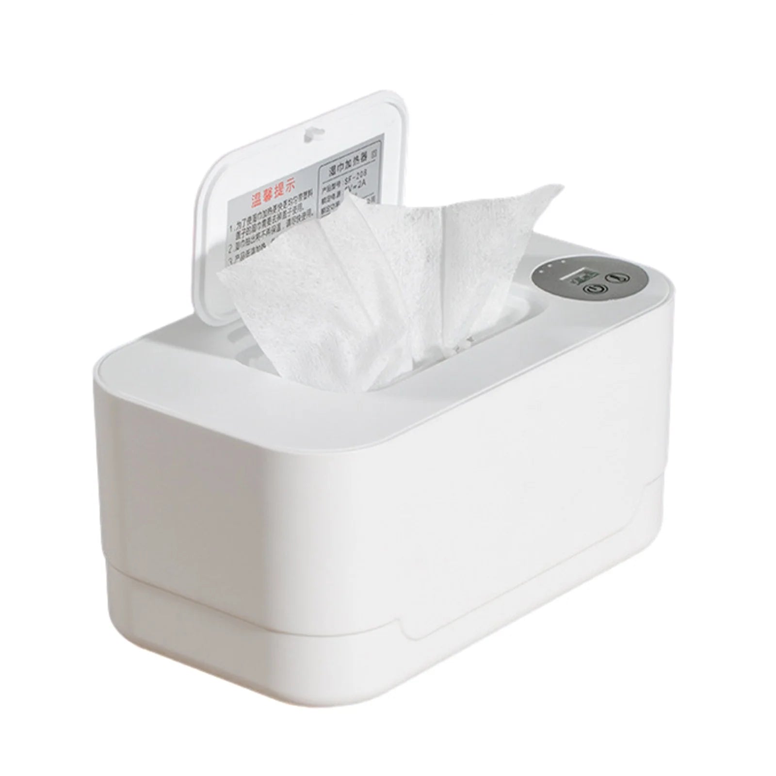 Portable wipe heater for gentle diaper changes
