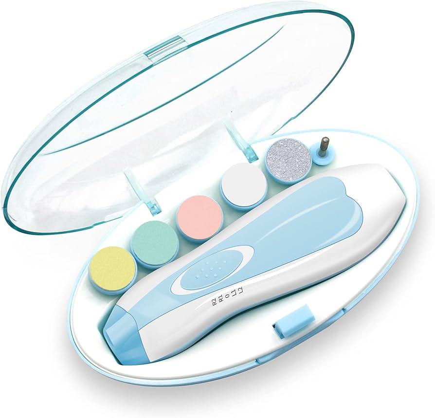 Quiet electric baby nail care tool
