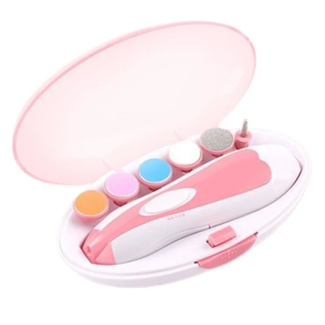 Quiet electric baby nail care tool
